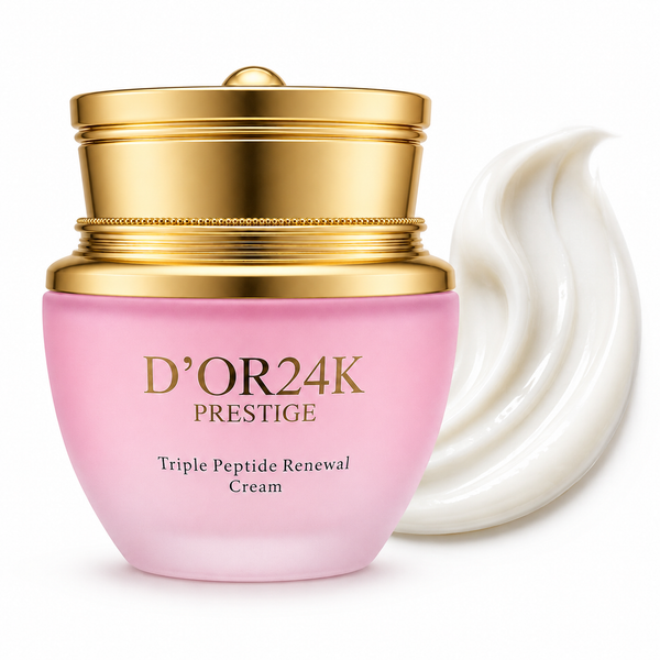 The Age Reverse Triple Peptide Renewal Cream – D'OR24K