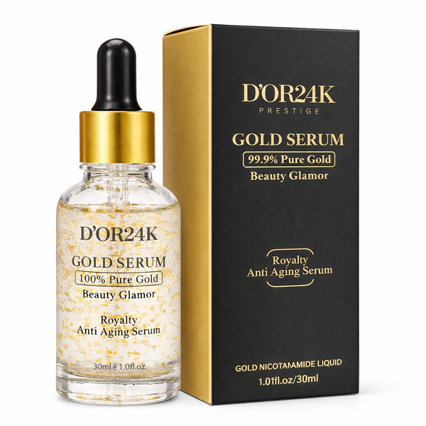 D'OR24K Prestige 99.9% Pure Gold Serum – Anti-Aging & Radiance