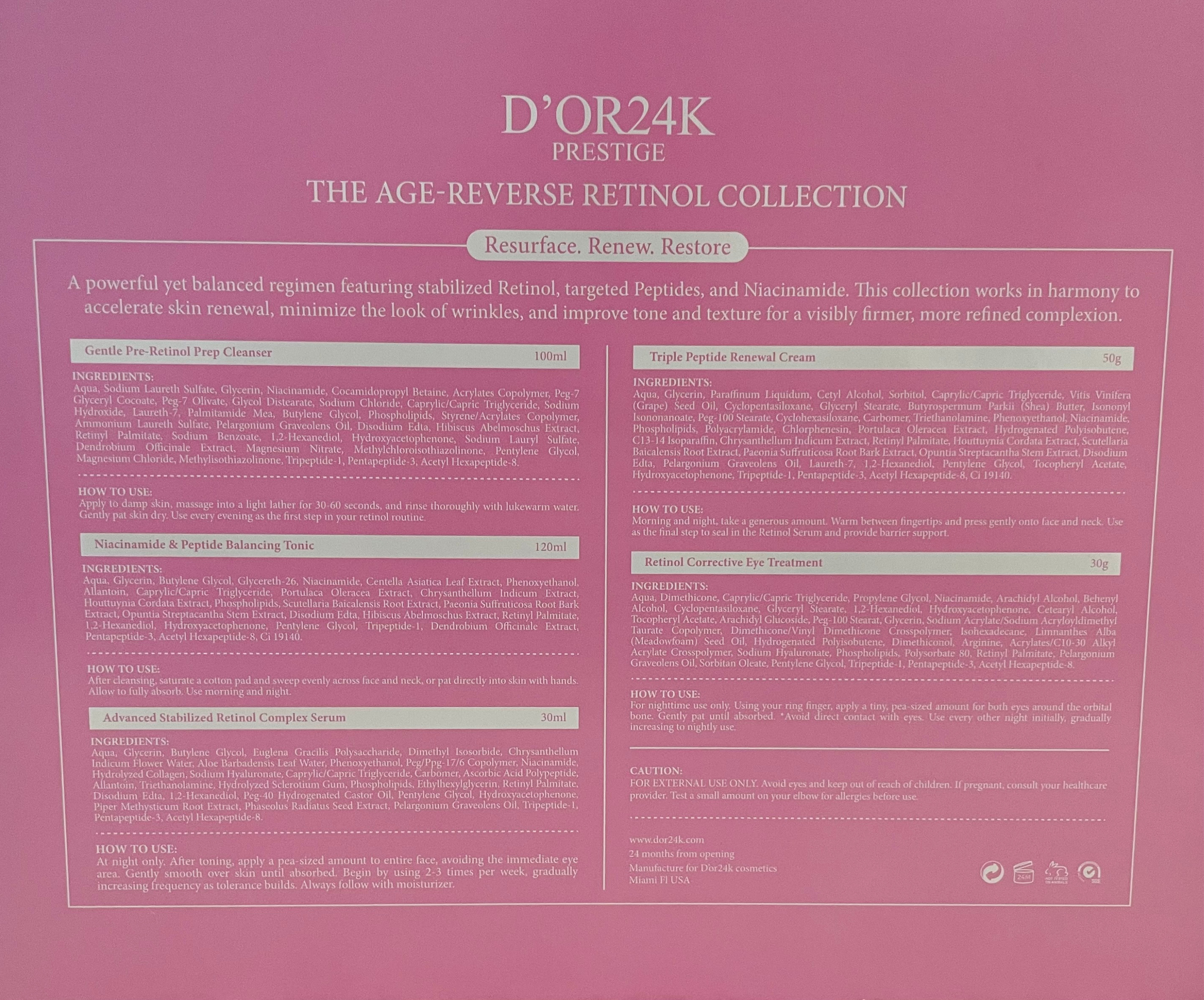 The Age Reverse Retinol Collection