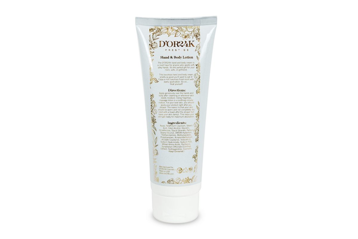 Revitalizing & moisturizing hand & body lotion