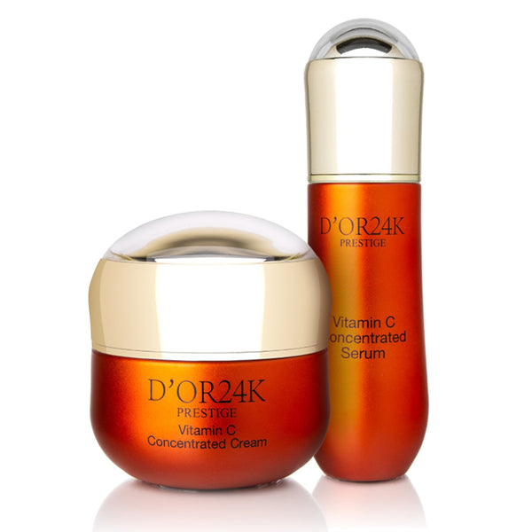 新品「D'OR24K 」高品質ビタミンC 濃縮美容液24金入り・毛穴くすみシミ VitaminCcreamandserum_grande.