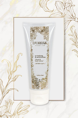Revitalizing & moisturizing hand & body lotion