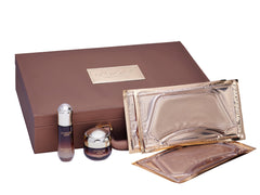 Neck and Décolleté Collection Serum, Cream & Gold Neck Decollate Lifting Treatment Mask Set