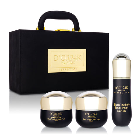 Black Truffle Perfection Collection with Velvet Travel Case